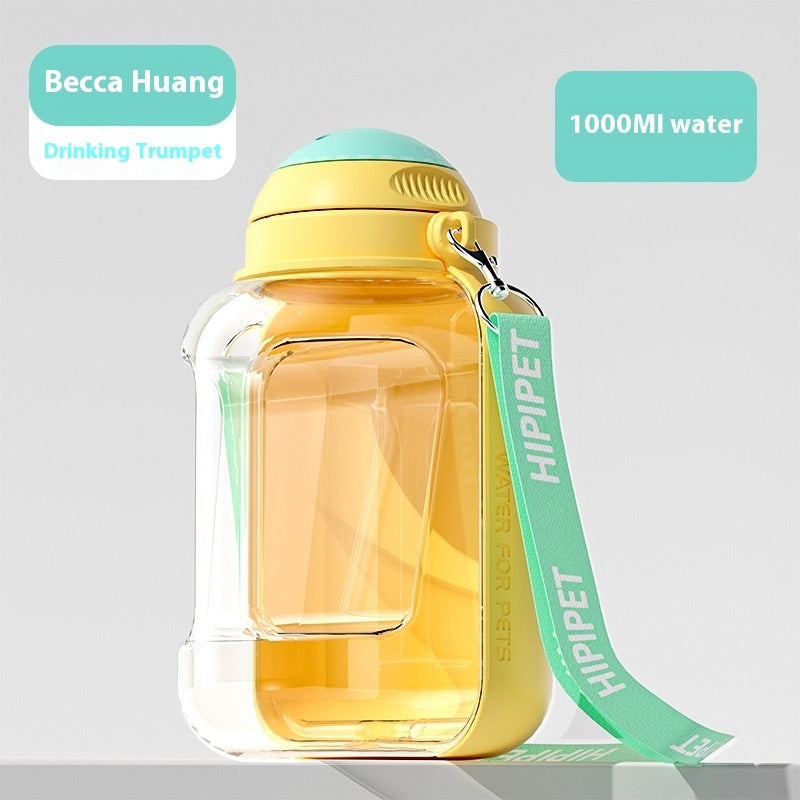 a bottle with a yellow liquid in it