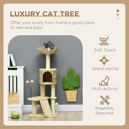 Cat Tree for Indoor Cats w/ Scratching Posts