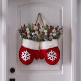 Christmas Candy Cane Glove Ornaments