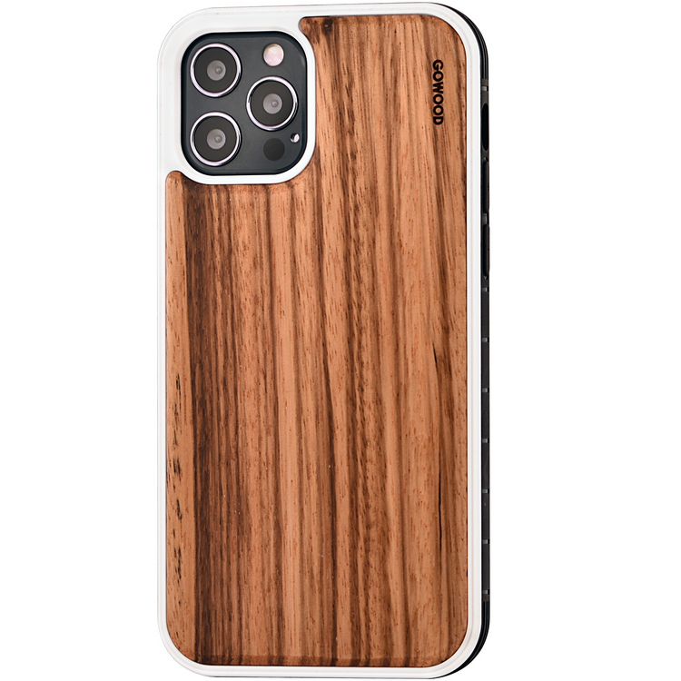 a phone case with wood grain