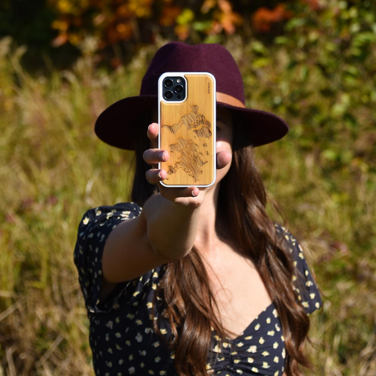 a woman taking a selfie
