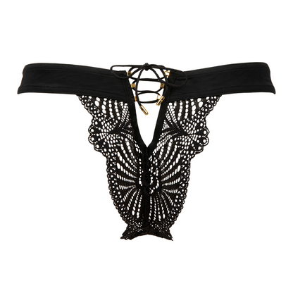 Sexy Peek-A-Boo Lace Tanga Atelier Amour Enlace Moi