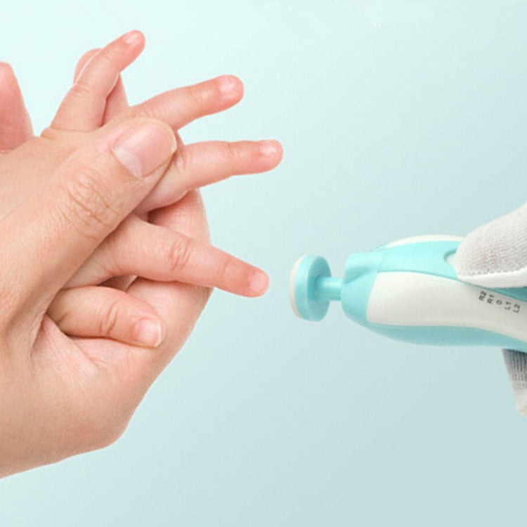 a baby's hand being measured by a baby's finger