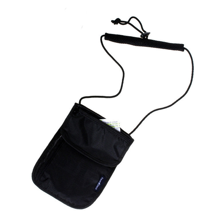 a black bag with a string