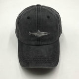 Embroidered Shark Baseball Cap