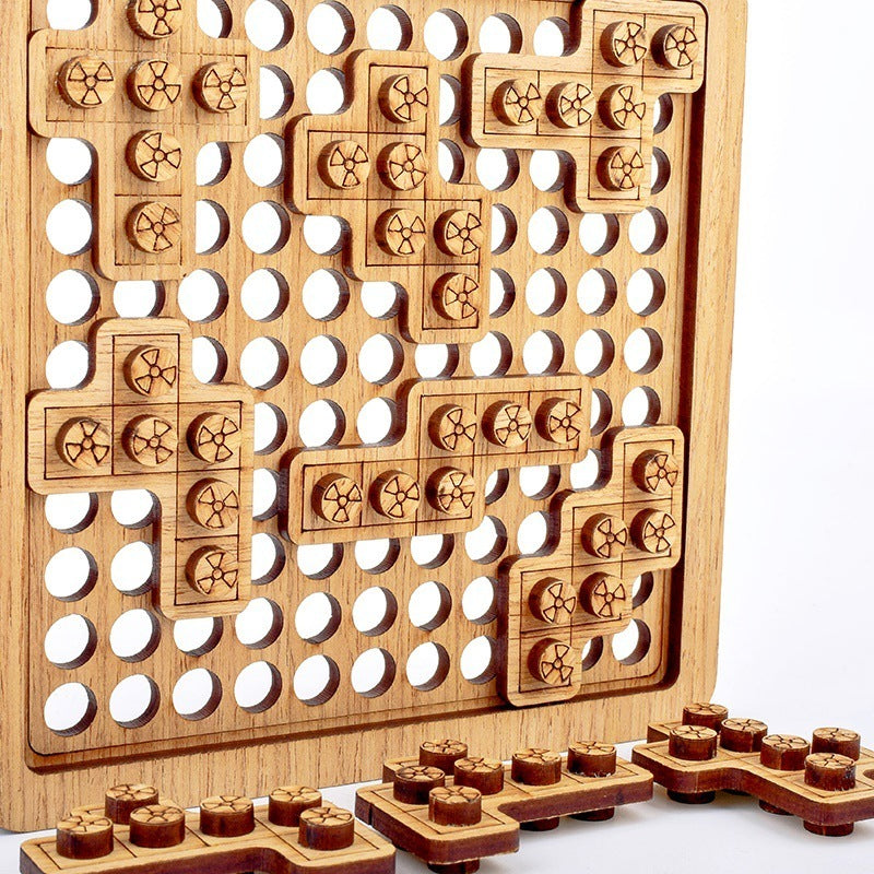 Ultra-difficult Hell Wooden Special-shaped Puzzle