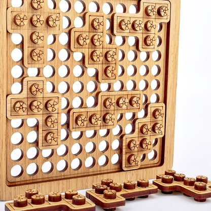 Ultra-difficult Hell Wooden Special-shaped Puzzle