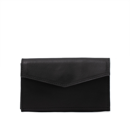 Leather AirTag Long Flap Wallet