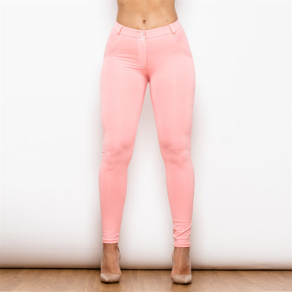 Shascullfites Melody Hot Shaping Leggings Running Tights Hot Women In Leggings Light Pink Leggings For Women
