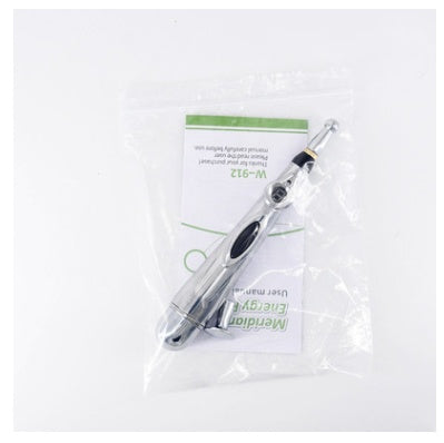 a pen in a plastic bag