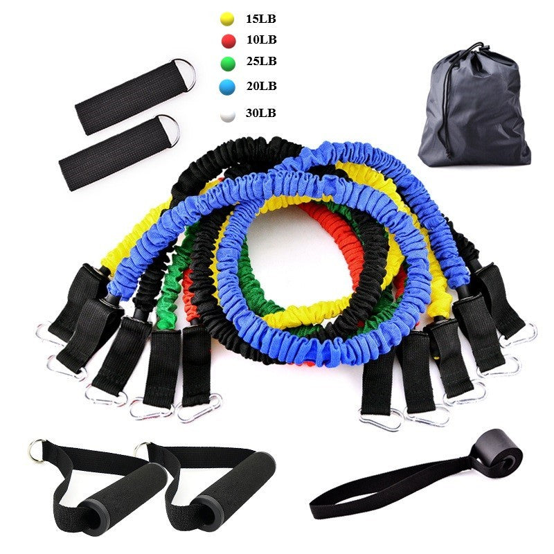 a group of colorful elastic bands