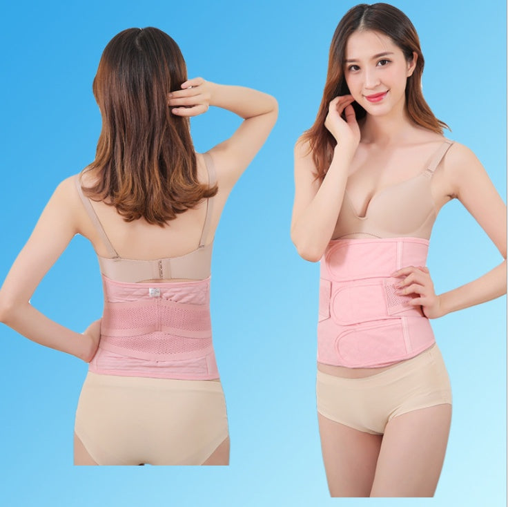 a woman wearing a pink corset