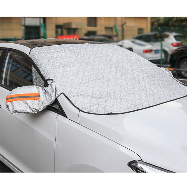 a car with a cover on the side