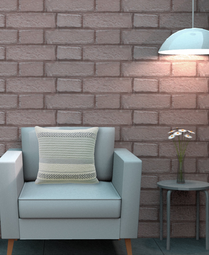 Handloom Woven Striped Decorative Pillow 20"x20"