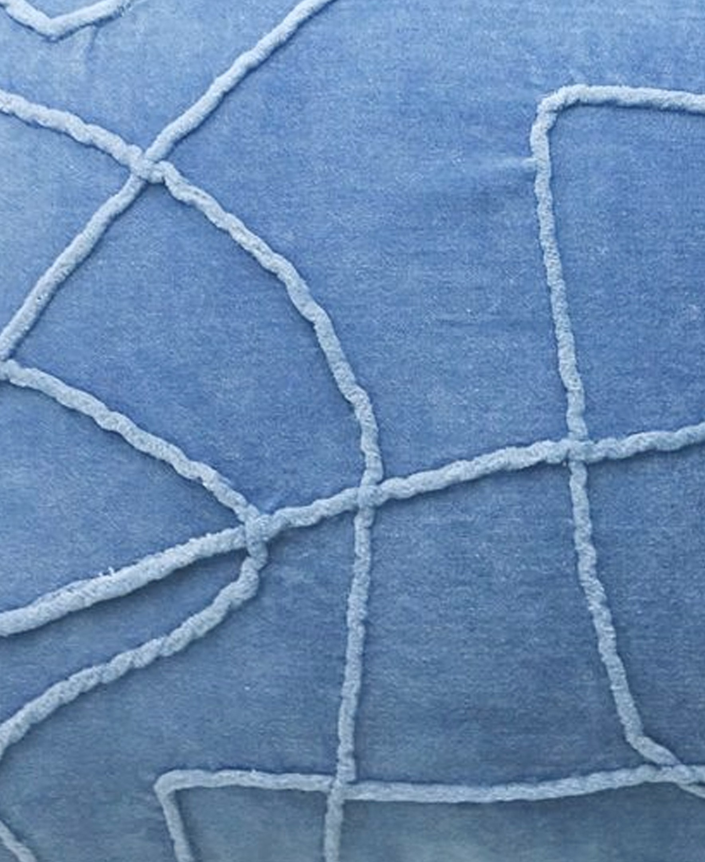 Linden Solid Velvet Embroidered Decorative Pillow 14"x24"