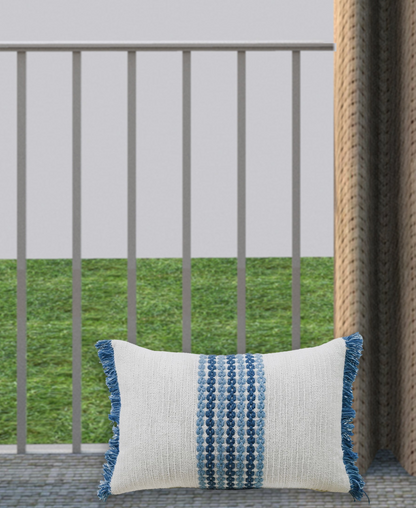 Handloom Woven Decorative Pillow, 14''X20''