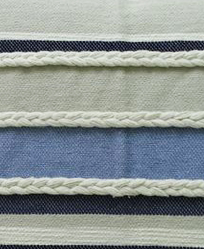 Pillow Handwoven braided Textured Stripe Decor