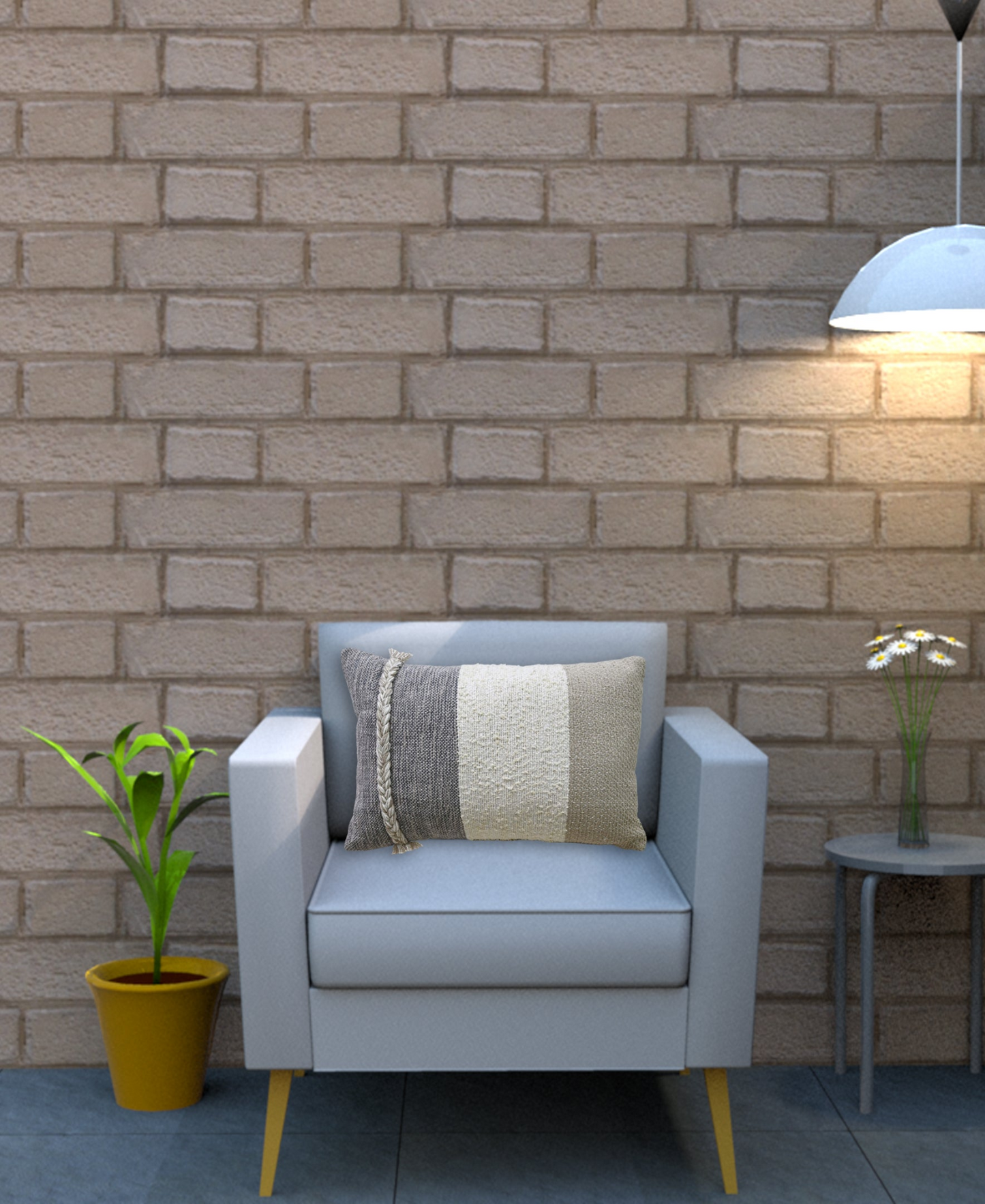 Linden Street Handloom Woven Wooden Textured Decorative