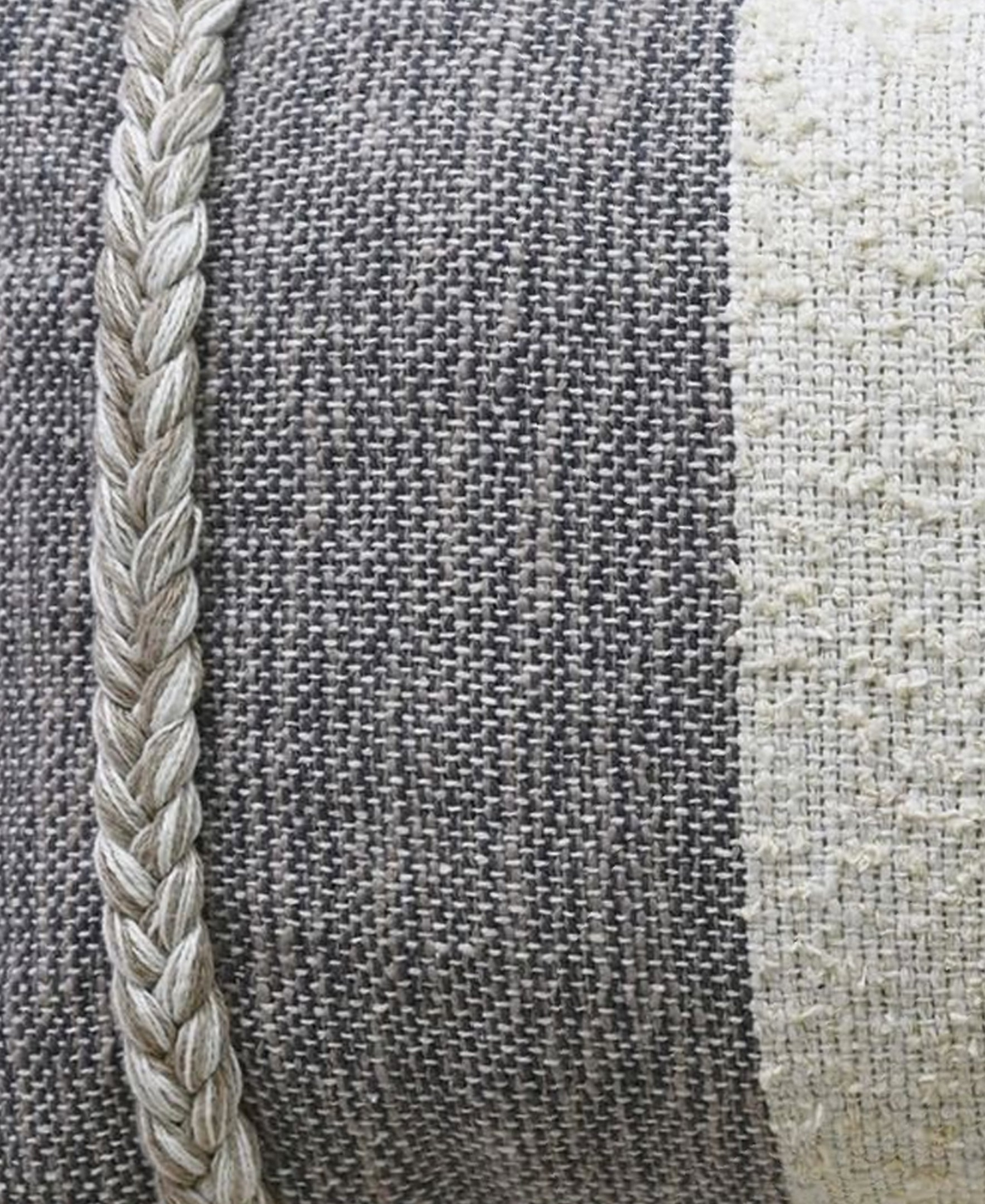 Linden Street Handloom Woven Wooden Textured Decorative