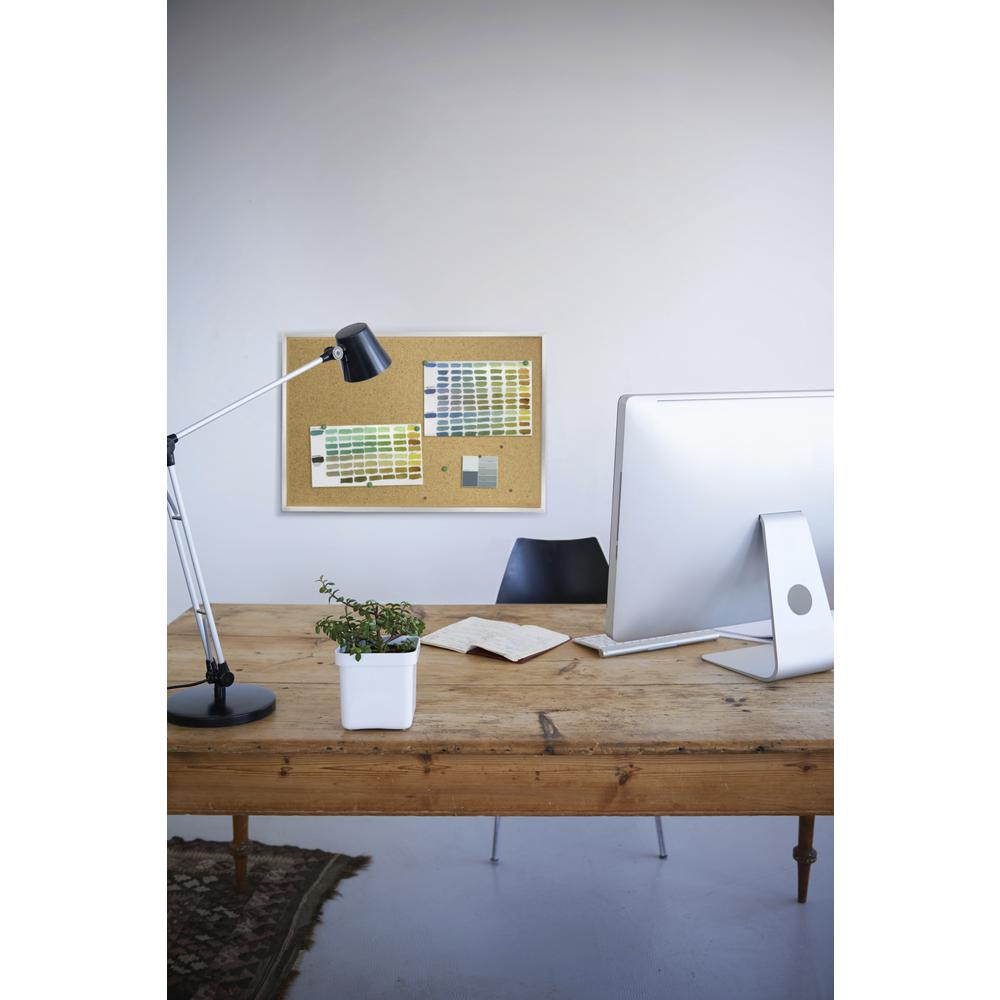 Ghent Natural Cork Bulletin Board with Aluminum Frame, 4'H x 10'W