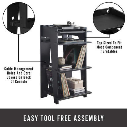 Soho Turntable Stand In Black