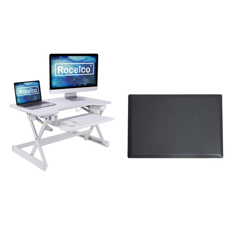 a laptop and a laptop on a desk