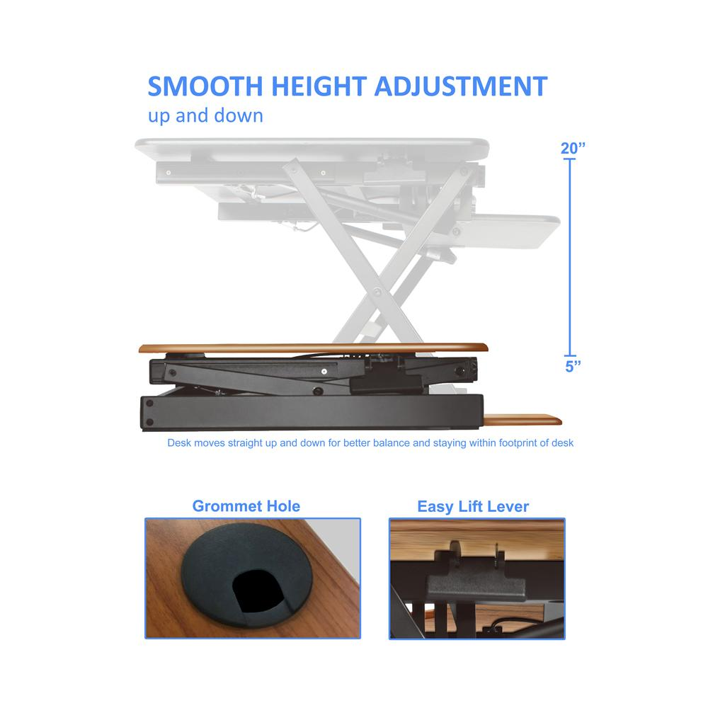 a diagram of a desk