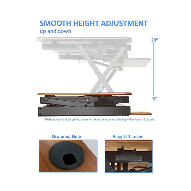 a diagram of a desk