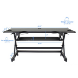 Rocelco 46" Large Height Adjustable Standing Desk