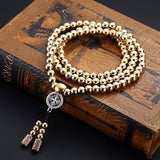 Stainless Steel Lightning Bead Necklace