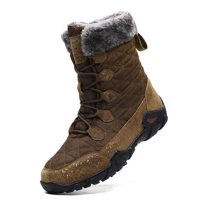 Warm And Fleece Cotton Shoes Snow Boots Winter Anti-Slip
