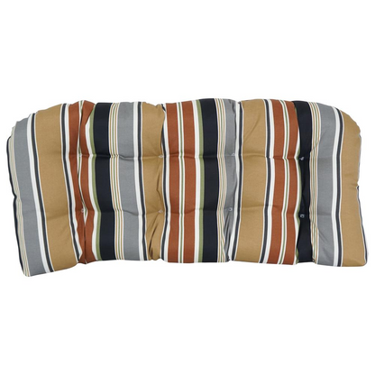 42-inch by 19-inch U-Shaped Patterned Spun Polyester Tufted Settee/Bench Cushion  93180-LS-OD-207