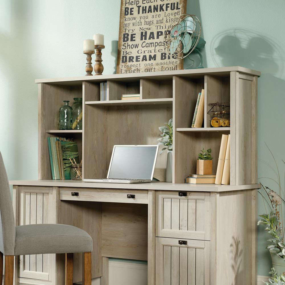 Costa Computer Hutch  Chalked Chestnut