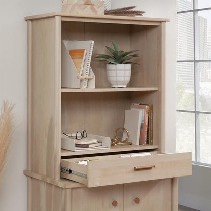 Whitaker Point Library Hutch  Natural Maple