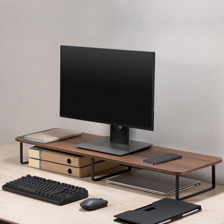 a computer on a desk