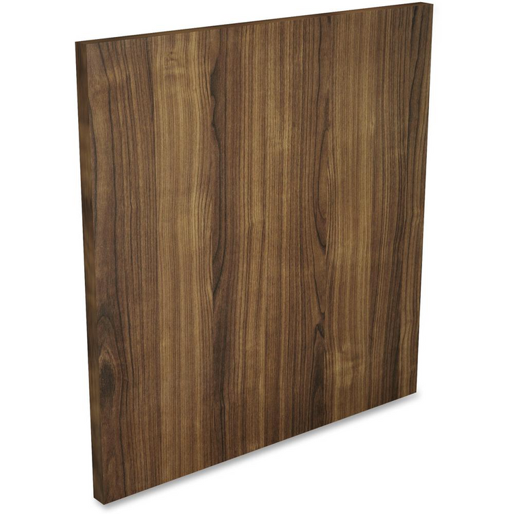a wood panel with a white background