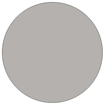 Mobile 42'' Round Grey HP Activity Table - Standard Height Adjustable Legs