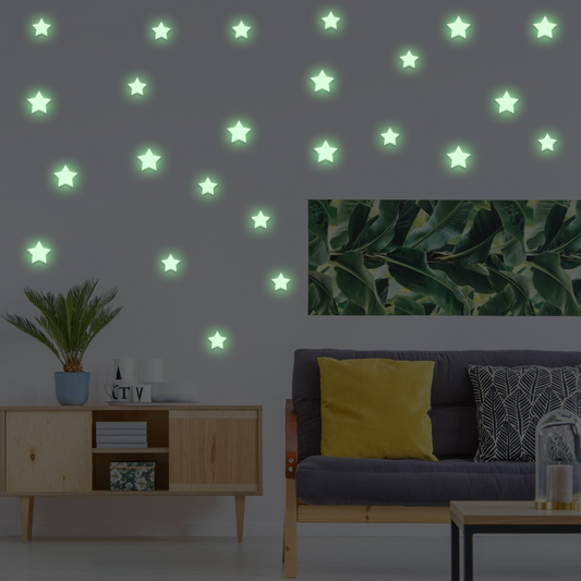 850 pcs Glow In The Dark Stars Stickers - The Star Glowing Ceiling Decals For Wall Room Kids  Decor - Night Light Sky Realistic Stars Stick