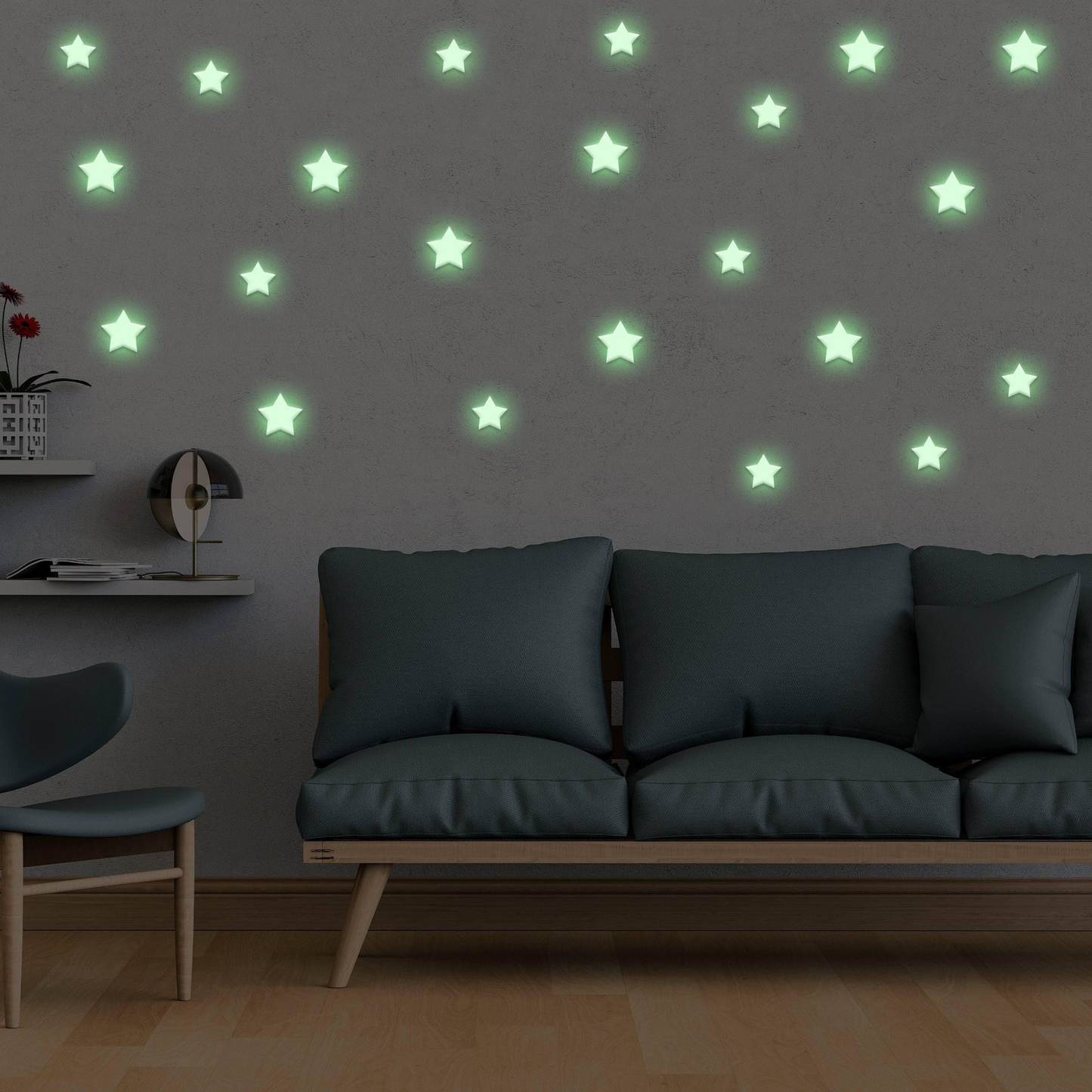 850 pcs Glow In The Dark Stars Stickers - The Star Glowing Ceiling Decals For Wall Room Kids  Decor - Night Light Sky Realistic Stars Stick