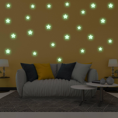 850 pcs Glow In The Dark Stars Stickers - The Star Glowing Ceiling Decals For Wall Room Kids  Decor - Night Light Sky Realistic Stars Stick