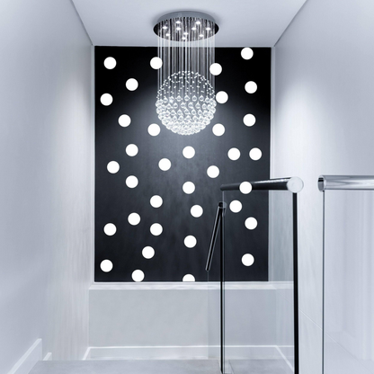 215x White Round Circle Dot Stickers - Small Blank Adhesive Removable 2 Inch Sticky Decals - 2inch Matte Vinyl 2in Stick Polka Sticker