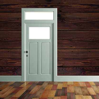 Wood Wall Wallpaper Sticker - Peel And Stick Wooden Vinyl Decal For Decor - Fake Planks Barn Woods Look Decals - Plank On Stickers Mural