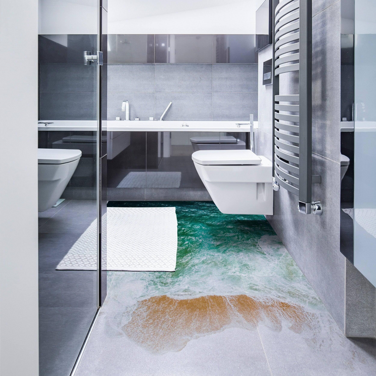 a bathroom with a sink and toilet
