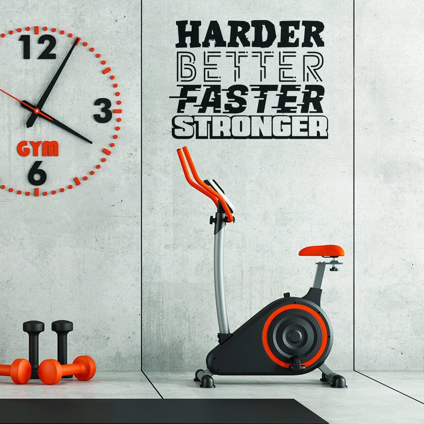 Fitness Gym Wall Workout Decor Vinyl Decal - Inspirational Motivational Sports Stickers Quotes For Exercise Room Beast Mode Sticker Decals