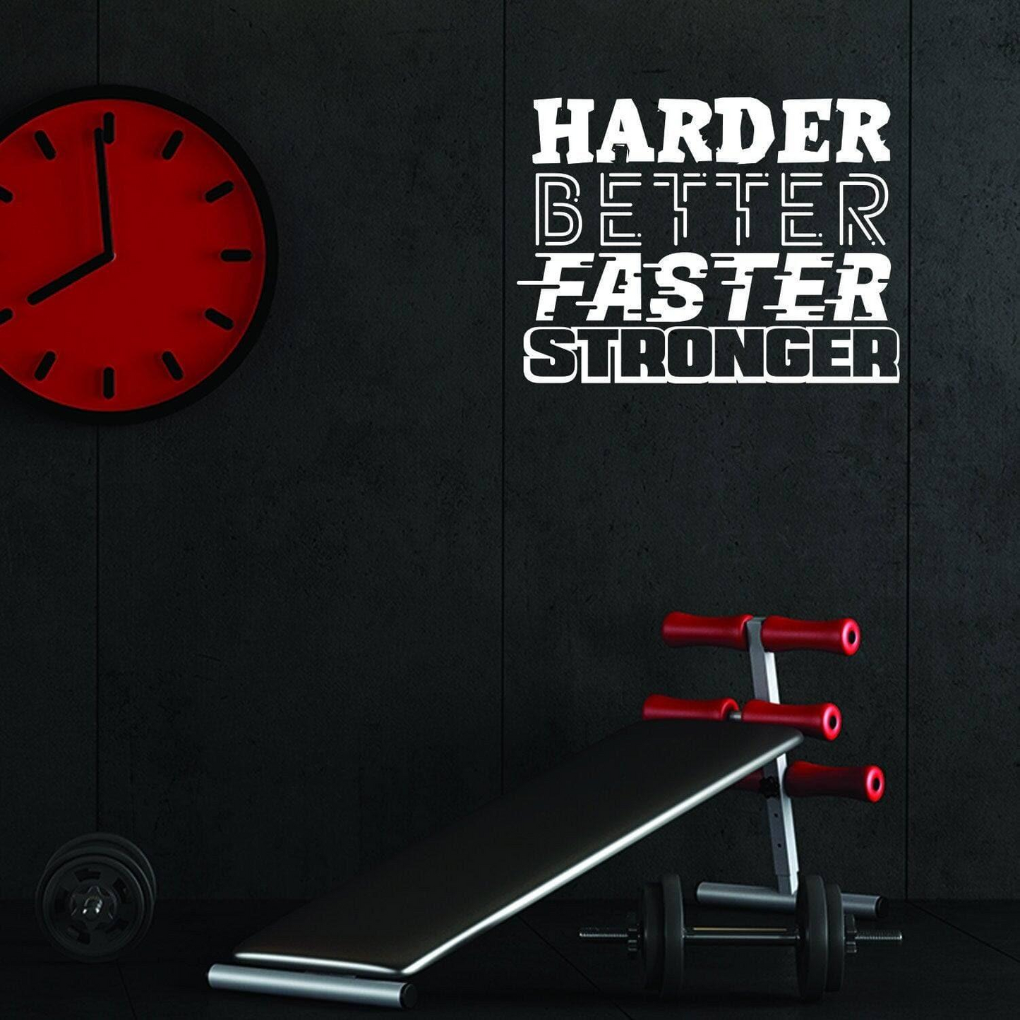 Fitness Gym Wall Workout Decor Vinyl Decal - Inspirational Motivational Sports Stickers Quotes For Exercise Room Beast Mode Sticker Decals