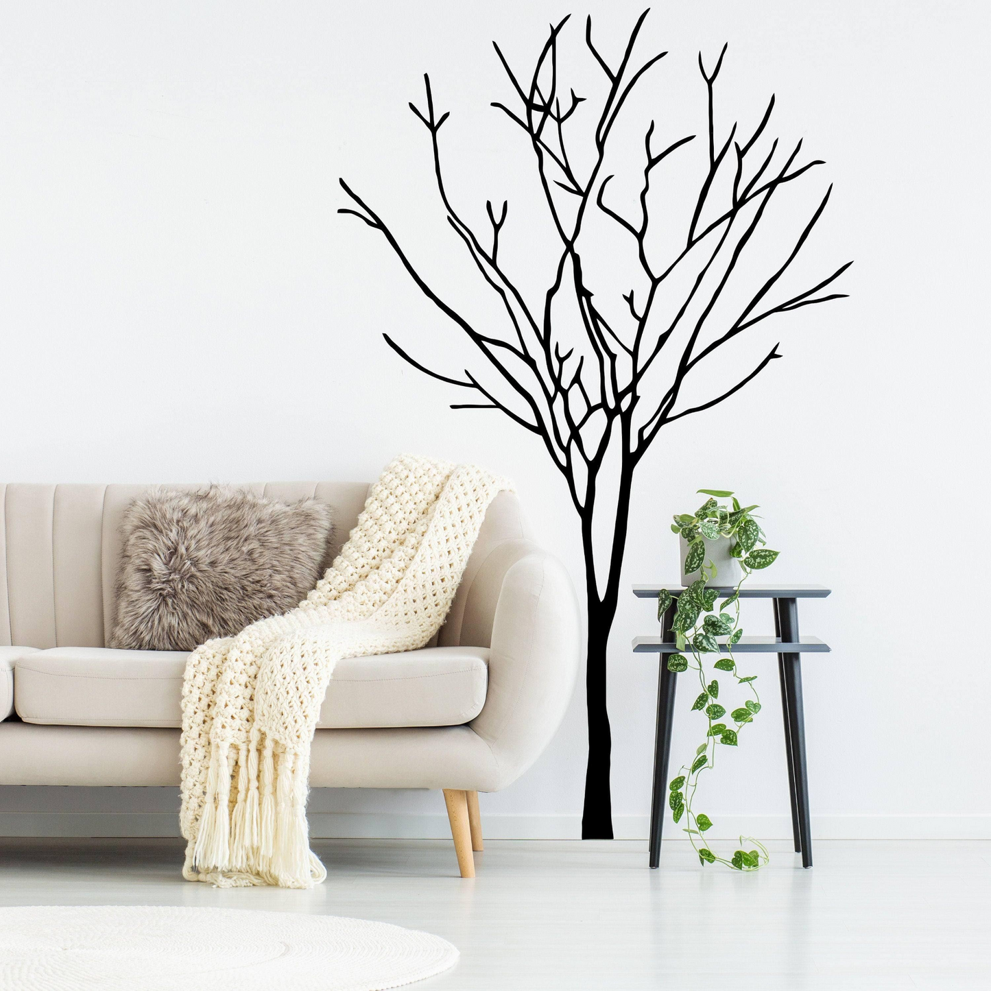 Nature's Serenity, Vinyl Wall Decal, Artistic Design, Easy to Install
