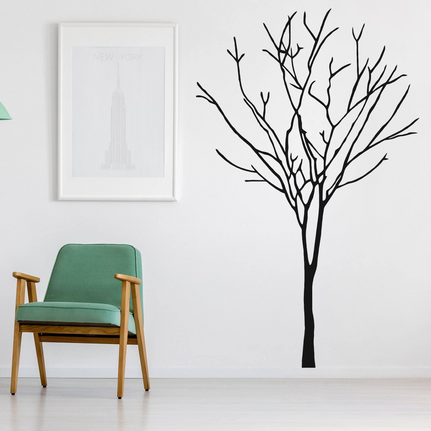 Nature's Serenity, Vinyl Wall Decal, Artistic Design, Easy to Install