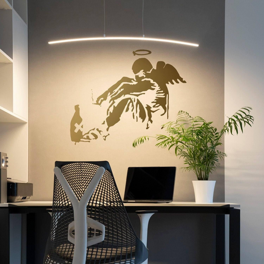 Urban Wings Designer Vinyl Decal, Wall Art Sticker for Decoration