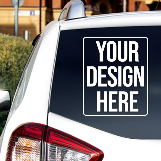 Custom Car Window Decal - Personalized Name Letter Vinyl Truck Sticker For Windshield - Customized Auto Lettering Customize Glass Text