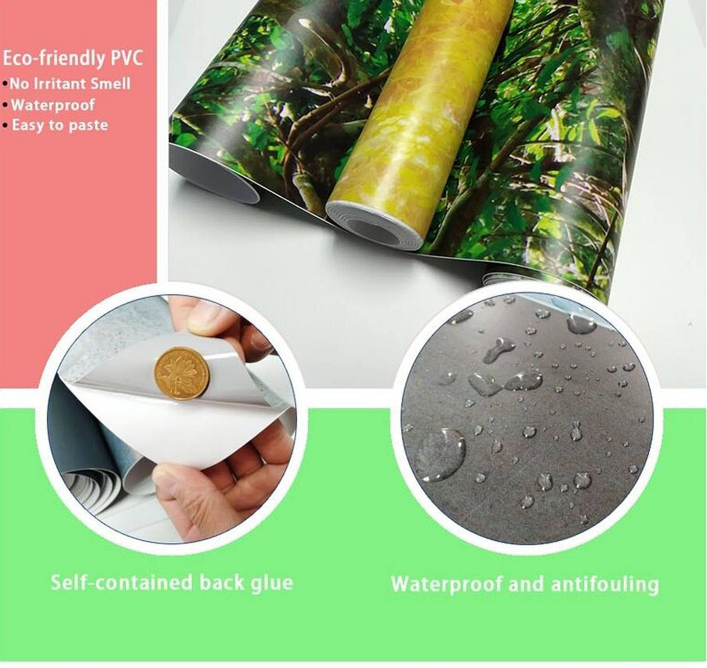 3d Door Cover Sticker - Barn Wallpaper Front Door Mural Wall Decal - Removable Peel Stick Interior Covering Wrap Decor Vinyl For Doors Art